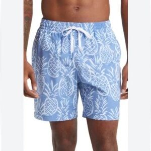 Chubbies Men's Swim Shorts Size Medium Color Blue White